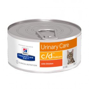 HILLS PD C/D Hill's Prescription Diet Urinary care with Chicken 0.156 kg x6gab